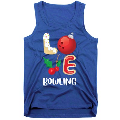 Christmas Bowling League Group Cute Gift Love Bowling Pajama Top Gift Tank Top