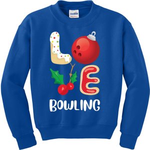 Christmas Bowling League Group Cute Gift Love Bowling Pajama Top Gift Kids Sweatshirt