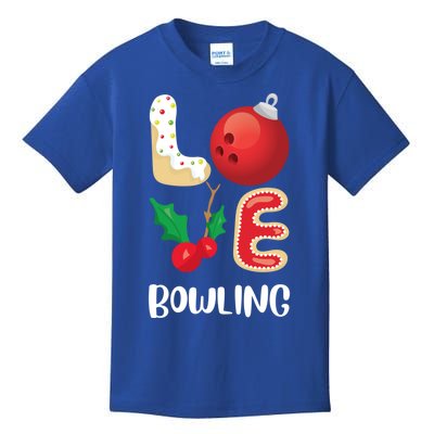 Christmas Bowling League Group Cute Gift Love Bowling Pajama Top Gift Kids T-Shirt