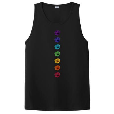 Chakra Buddhism Lotus Flower Yoga Symbol Spirituality Buddha Cute Gift PosiCharge Competitor Tank