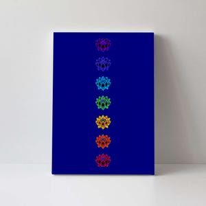 Chakra Buddhism Lotus Flower Yoga Symbol Spirituality Buddha Cute Gift Canvas