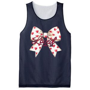 Coquette Bow Loved John 316 Bible Verse Christian Valentine Mesh Reversible Basketball Jersey Tank