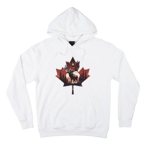 Canadian Beaver Moose And Goose Celebrating Canada Day Hoodie