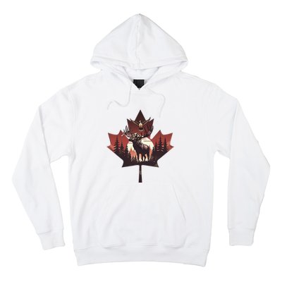 Canadian Beaver Moose And Goose Celebrating Canada Day Hoodie