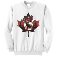 Canadian Beaver Moose And Goose Celebrating Canada Day Sweatshirt