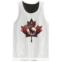 Canadian Beaver Moose And Goose Celebrating Canada Day Mesh Reversible Basketball Jersey Tank