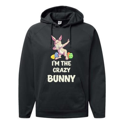 Crazy Bunny Matching Family Group Easter Party Performance Fleece Hoodie