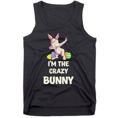 Crazy Bunny Matching Family Group Easter Party Tank Top