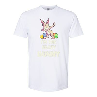 Crazy Bunny Matching Family Group Easter Party Softstyle® CVC T-Shirt