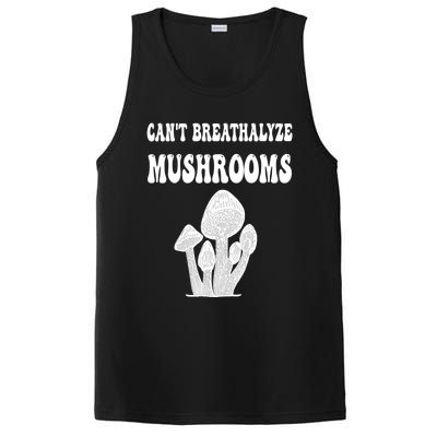 Can't Breathalyze Mushrooms Funny Mushrooms Quote PosiCharge Competitor Tank