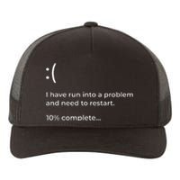 Crowdstrike Bug Meme Computer Error Blue Screen Of Death Yupoong Adult 5-Panel Trucker Hat