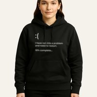 Crowdstrike Bug Meme Computer Error Blue Screen Of Death Hoodie