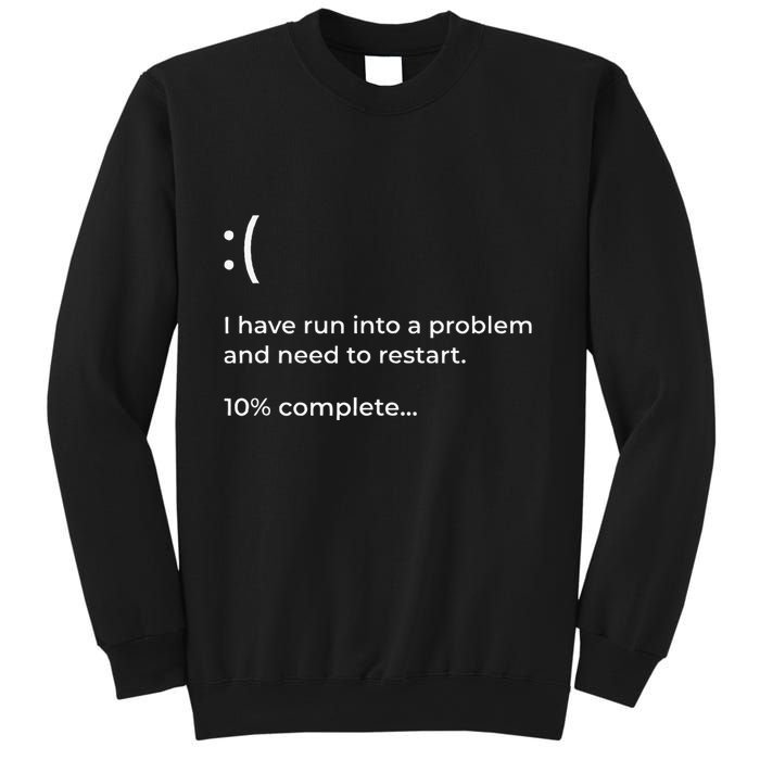 Crowdstrike Bug Meme Computer Error Blue Screen Of Death Sweatshirt