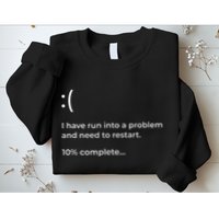 Crowdstrike Bug Meme Computer Error Blue Screen Of Death Sweatshirt