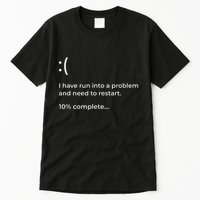 Crowdstrike Bug Meme Computer Error Blue Screen Of Death Tall T-Shirt