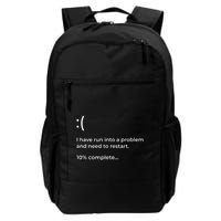 Crowdstrike Bug Meme Computer Error Blue Screen Of Death Daily Commute Backpack