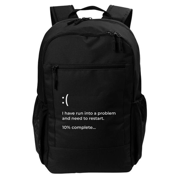 Crowdstrike Bug Meme Computer Error Blue Screen Of Death Daily Commute Backpack