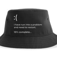 Crowdstrike Bug Meme Computer Error Blue Screen Of Death Sustainable Bucket Hat