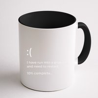 Crowdstrike Bug Meme Computer Error Blue Screen Of Death Coffee Mug