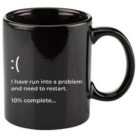 Crowdstrike Bug Meme Computer Error Blue Screen Of Death 11oz C Handle Ceramic Mug