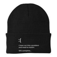 Crowdstrike Bug Meme Computer Error Blue Screen Of Death Beanie