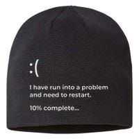 Crowdstrike Bug Meme Computer Error Blue Screen Of Death Sustainable Beanie