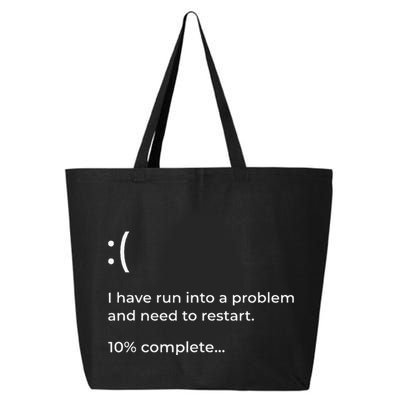 Crowdstrike Bug Meme Computer Error Blue Screen Of Death 25L Jumbo Tote