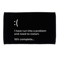 Crowdstrike Bug Meme Computer Error Blue Screen Of Death Microfiber Hand Towel