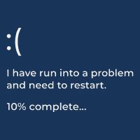 Crowdstrike Bug Meme Computer Error Blue Screen Of Death Infant Baby Jersey Bodysuit