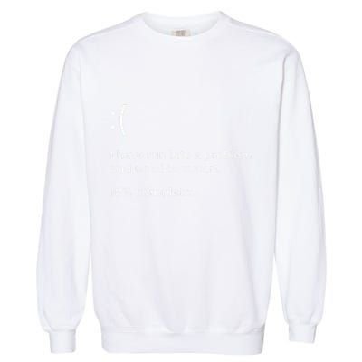 Crowdstrike Bug Meme Computer Error Blue Screen Of Death Garment-Dyed Sweatshirt