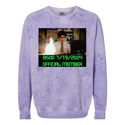 Cs Bsod MemberS Club Colorblast Crewneck Sweatshirt