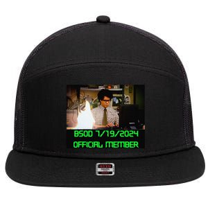 Cs Bsod MemberS Club 7 Panel Mesh Trucker Snapback Hat