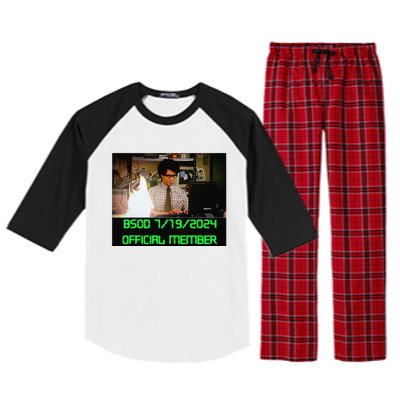 Cs Bsod MemberS Club Raglan Sleeve Pajama Set