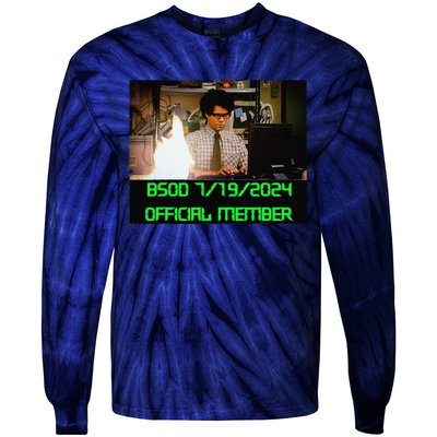 Cs Bsod MemberS Club Tie-Dye Long Sleeve Shirt