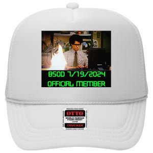 Cs Bsod MemberS Club High Crown Mesh Back Trucker Hat