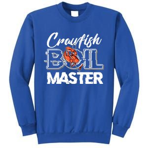 Crawfish Boil Master Cajun Seafood Festival Retro Cooking Gift Sweatshirt