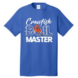 Crawfish Boil Master Cajun Seafood Festival Retro Cooking Gift Tall T-Shirt