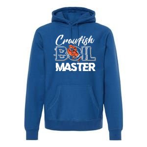 Crawfish Boil Master Cajun Seafood Festival Retro Cooking Gift Premium Hoodie