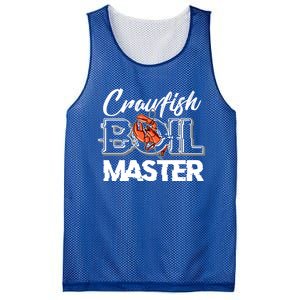 Crawfish Boil Master Cajun Seafood Festival Retro Cooking Gift Mesh Reversible Basketball Jersey Tank