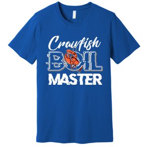 Crawfish Boil Master Cajun Seafood Festival Retro Cooking Gift Premium T-Shirt