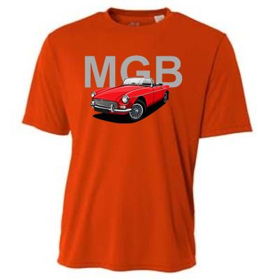 Classic British Mgb Sports Car Cooling Performance Crew T-Shirt