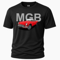 Classic British Mgb Sports Car Cooling Performance Crew T-Shirt