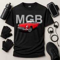 Classic British Mgb Sports Car Cooling Performance Crew T-Shirt