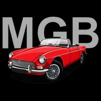 Classic British Mgb Sports Car Cooling Performance Crew T-Shirt