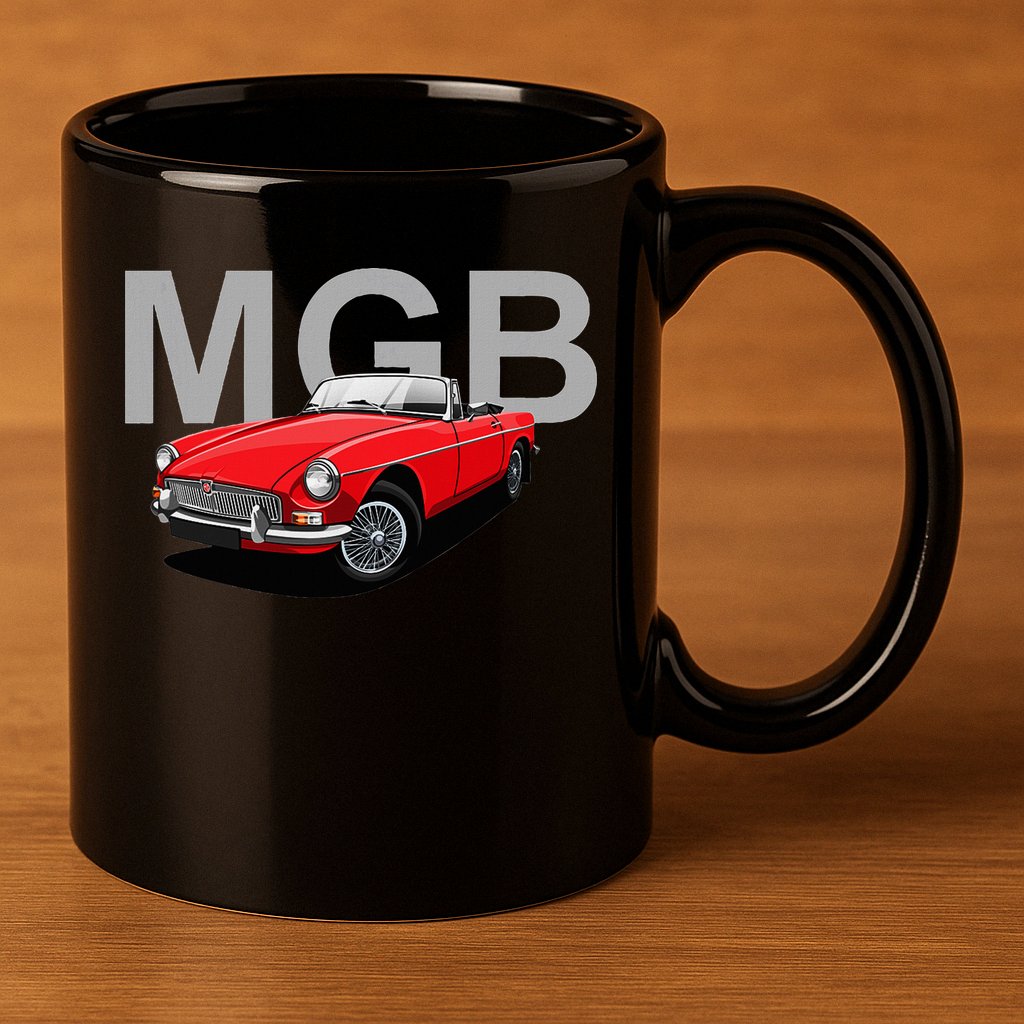 Classic British Mgb Sports Car 11oz C Handle Ceramic Mug