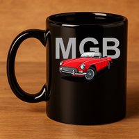 Classic British Mgb Sports Car 11oz C Handle Ceramic Mug