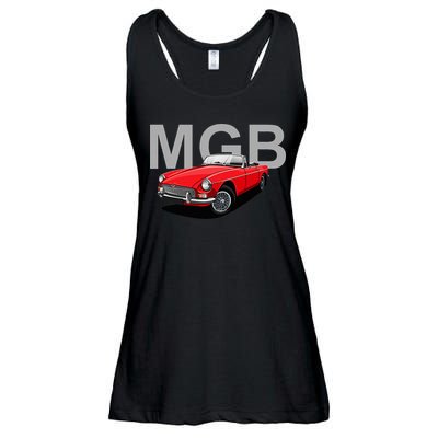 Classic British Mgb Sports Car Ladies Essential Flowy Tank