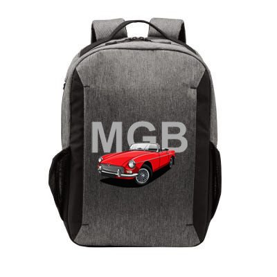 Classic British Mgb Sports Car Vector Backpack