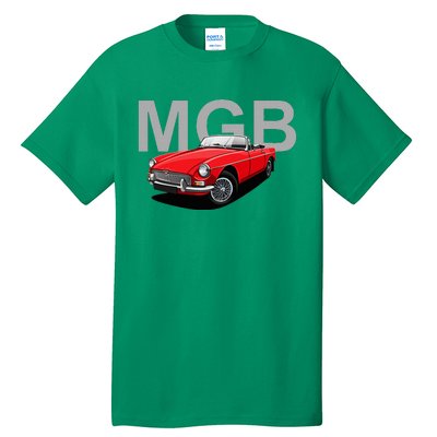 Classic British Mgb Sports Car Tall T-Shirt