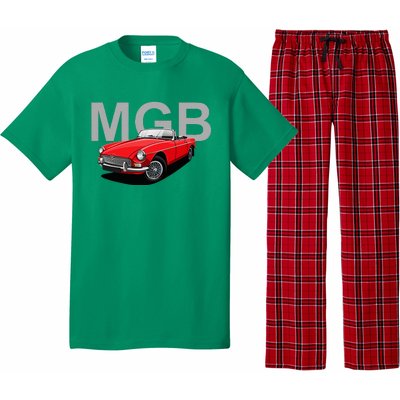 Classic British Mgb Sports Car Pajama Set